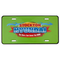Signature Full Color Polyurethane Domed Front Ad Plates (6"x12") - White Reflective Material